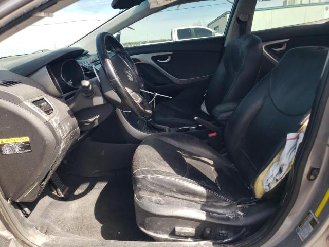 KMHDH4AE5FU359062 - 2015 HYUNDAI ELANTRA SE GRAY photo 7