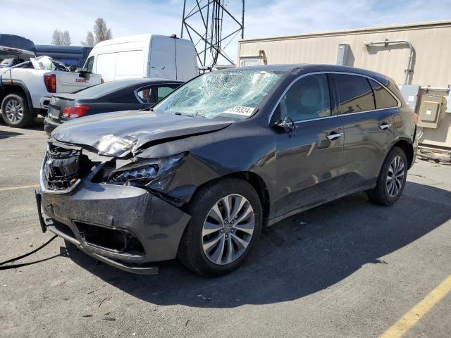 5FRYD4H48EB034278 - 2014 ACURA MDX TECHNOLOGY GRAY photo 1