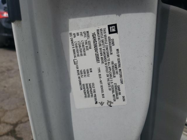 1GAHG39U641208561 - 2004 CHEVROLET EXPRESS G3 WHITE photo 13