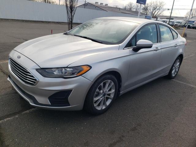 3FA6P0LU9KR204518 - 2019 FORD FUSION SE SILVER photo 1