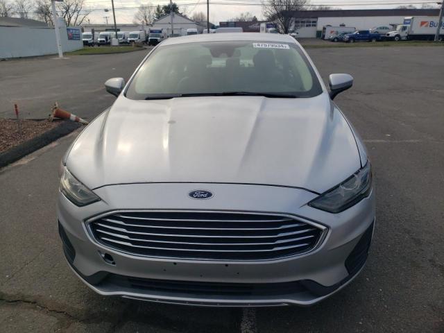 3FA6P0LU9KR204518 - 2019 FORD FUSION SE SILVER photo 5