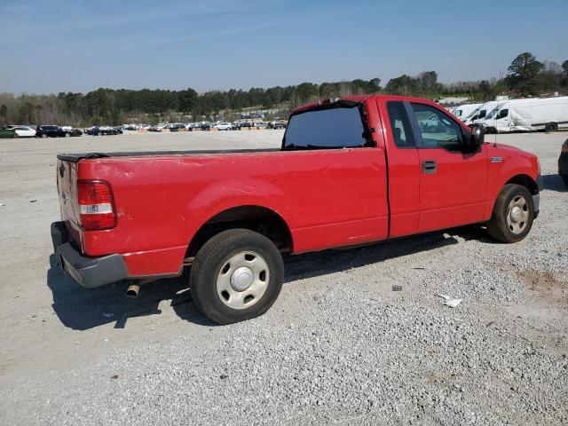 1FTRF12218KC48042 - 2008 FORD F150 RED photo 3
