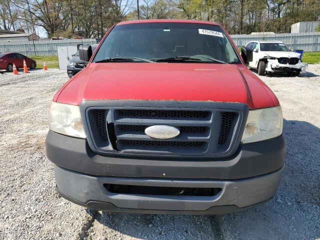 1FTRF12218KC48042 - 2008 FORD F150 RED photo 5