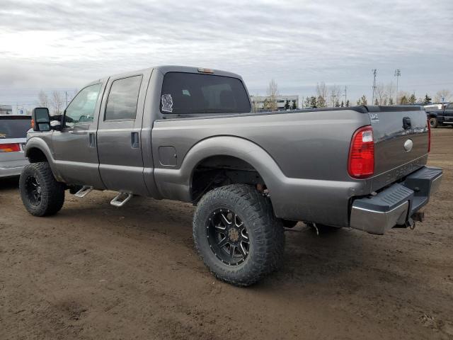 1FT8W3BT7CED02015 - 2012 FORD F350 SUPER DUTY GRAY photo 2