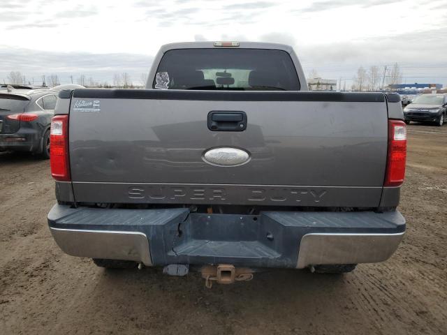 1FT8W3BT7CED02015 - 2012 FORD F350 SUPER DUTY GRAY photo 6