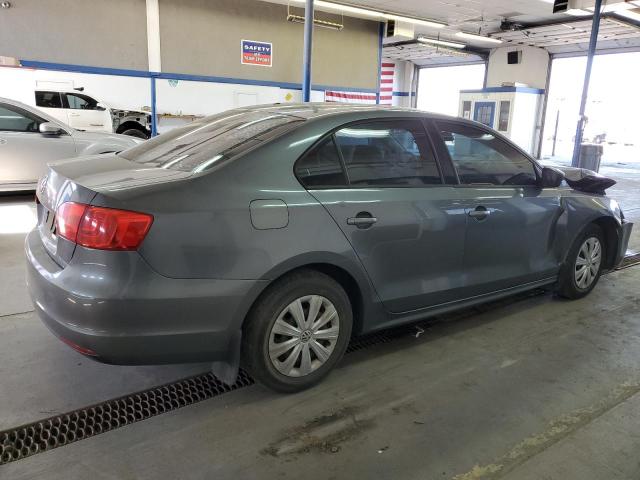 3VW1K7AJ7DM283382 - 2013 VOLKSWAGEN JETTA BASE GRAY photo 3