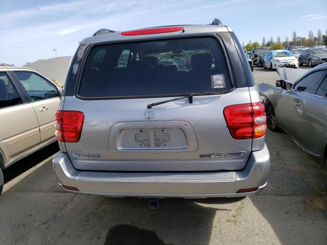 5TDBT44A31S051243 - 2001 TOYOTA SEQUOIA SR5 GRAY photo 6