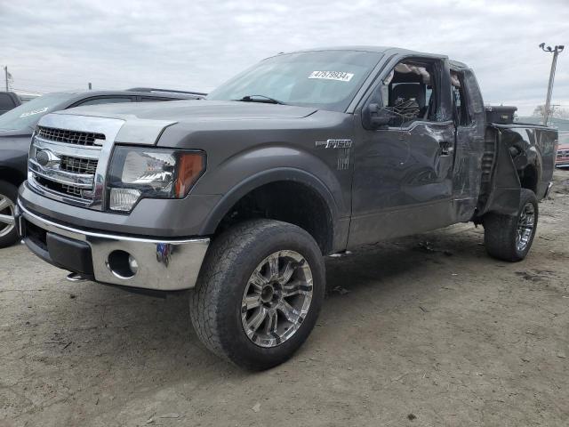 1FTFX1EFXDFD46603 - 2013 FORD F150 SUPER CAB GRAY photo 1