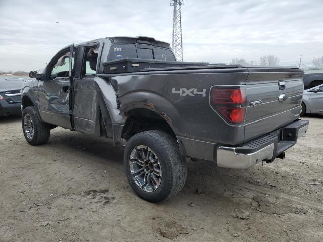 1FTFX1EFXDFD46603 - 2013 FORD F150 SUPER CAB GRAY photo 2