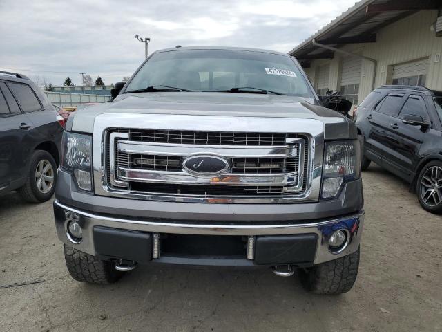 1FTFX1EFXDFD46603 - 2013 FORD F150 SUPER CAB GRAY photo 5