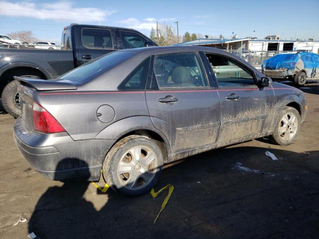 1FAFP38Z26W253696 - 2006 FORD FOCUS ZX4 ST GRAY photo 3