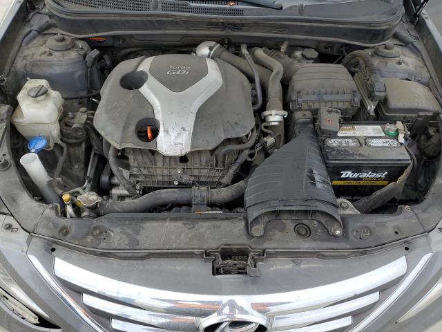 5NPEC4AB2EH892881 - 2014 HYUNDAI SONATA SE GRAY photo 11