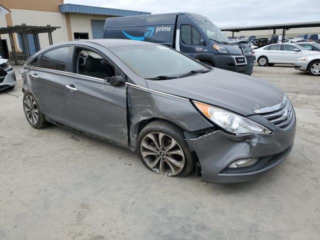 5NPEC4AB2EH892881 - 2014 HYUNDAI SONATA SE GRAY photo 4