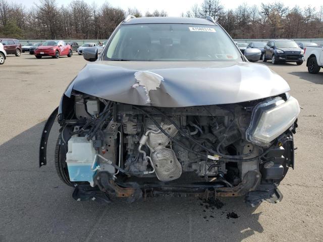 KNMAT2MV9GP633546 - 2016 NISSAN ROGUE S GRAY photo 5