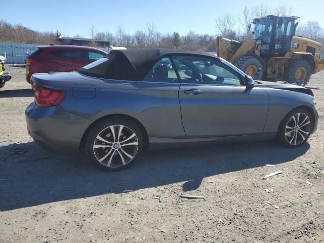 WBA1L9C51GV767356 - 2016 BMW 228 XI SULEV GRAY photo 3
