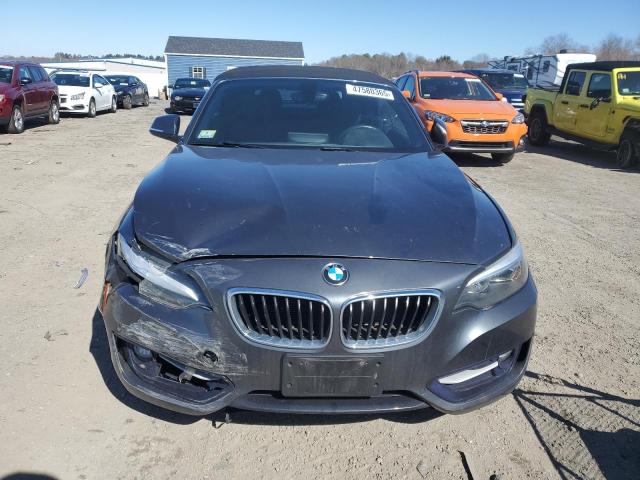 WBA1L9C51GV767356 - 2016 BMW 228 XI SULEV GRAY photo 5