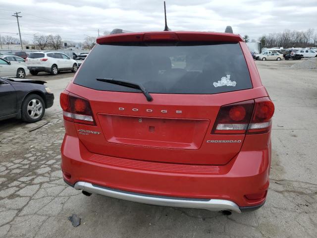 3C4PDDGG5HT582950 - 2017 DODGE JOURNEY CROSSROAD RED photo 6