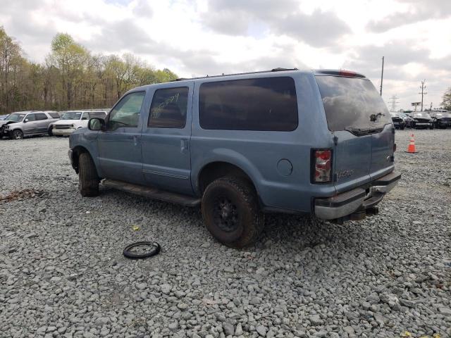 1FMNU41S3YEB39728 - 2000 FORD EXCURSION XLT BLUE photo 2