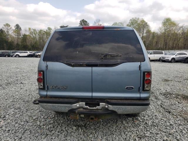 1FMNU41S3YEB39728 - 2000 FORD EXCURSION XLT BLUE photo 6