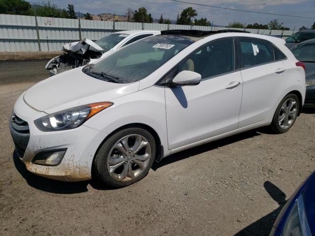 KMHD35LH8EU160517 - 2014 HYUNDAI ELANTRA GT WHITE photo 1