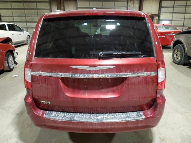 2C4RC1CG1FR590916 - 2015 CHRYSLER TOWN & COU TOURING L RED photo 6