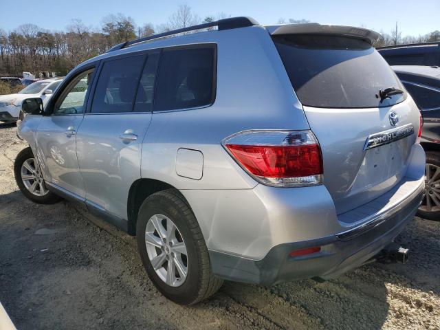 5TDZK3EH1BS041920 - 2011 TOYOTA HIGHLANDER BASE SILVER photo 2