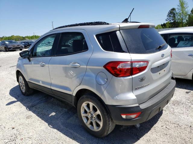 MAJ3S2GE1KC257681 - 2019 FORD ECOSPORT SE 银色 照片 2