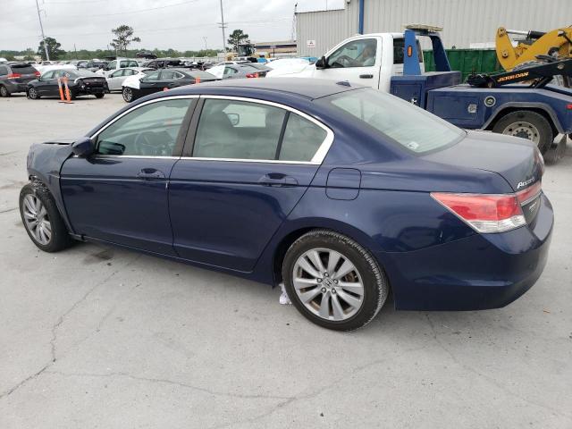 1HGCP2F87BA040981 - 2011 HONDA ACCORD EXL BLUE photo 2