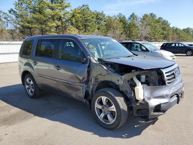 5FNYF4H35FB034260 - 2015 HONDA PILOT SE GRAY photo 4