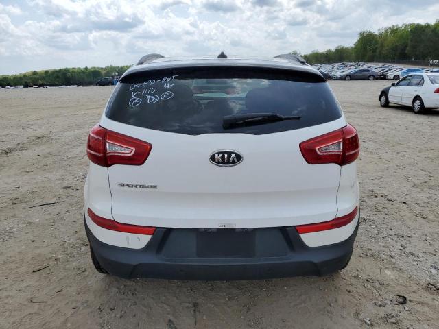 KNDPB3A27C7241110 - 2012 KIA SPORTAGE BASE WHITE photo 6