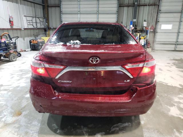 4T1BF1FK3GU549390 - 2016 TOYOTA CAMRY LE MAROON photo 6