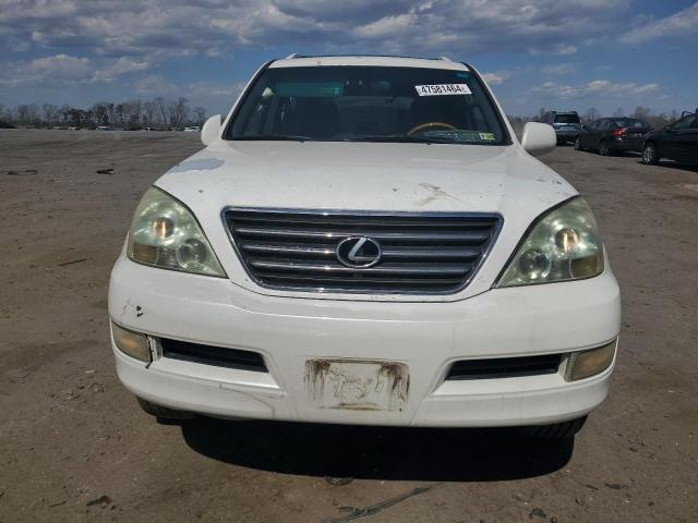 JTJBT20X540061176 - 2004 LEXUS GX 470 WHITE photo 5