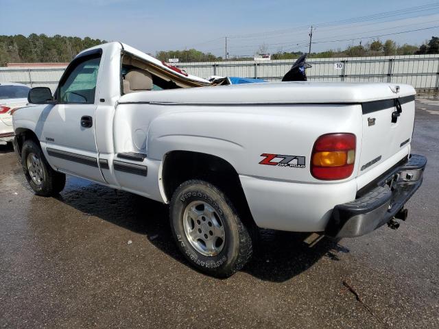 1GCEK14T21Z237287 - 2001 CHEVROLET SILVERADO K1500 WHITE photo 2