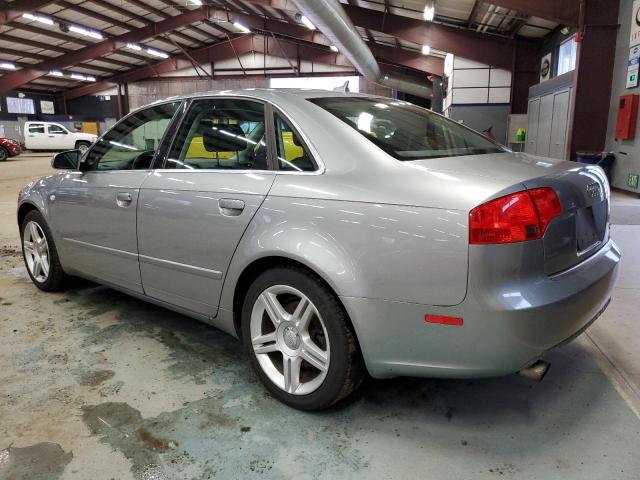 WAUDF78E87A213126 - 2007 AUDI A4 2.0T QUATTRO SILVER photo 2