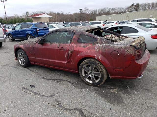 1ZVHT82H985106180 - 2008 FORD MUSTANG GT RED photo 2