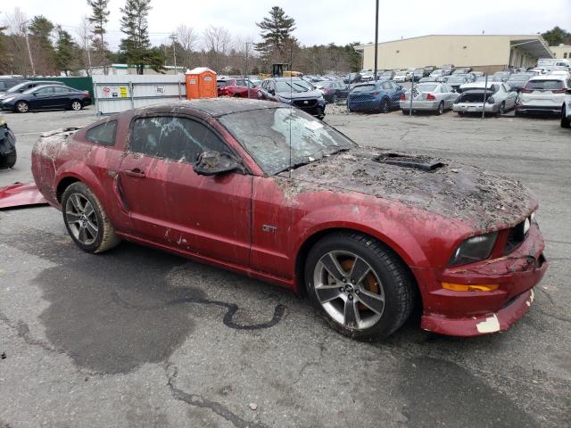 1ZVHT82H985106180 - 2008 FORD MUSTANG GT RED photo 4
