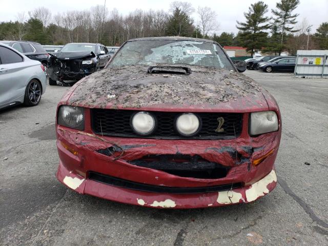 1ZVHT82H985106180 - 2008 FORD MUSTANG GT RED photo 5