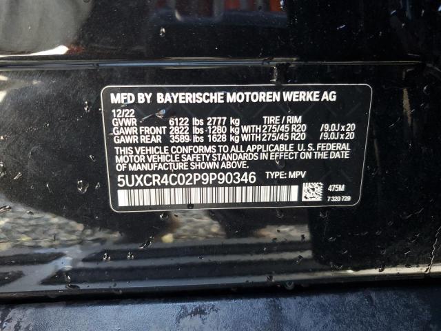 5UXCR4C02P9P90346 - 2023 BMW X5 SDRIVE 40I BLACK photo 13