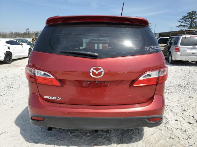 JM1CW2CL9D0148599 - 2013 MAZDA 5 RED photo 6