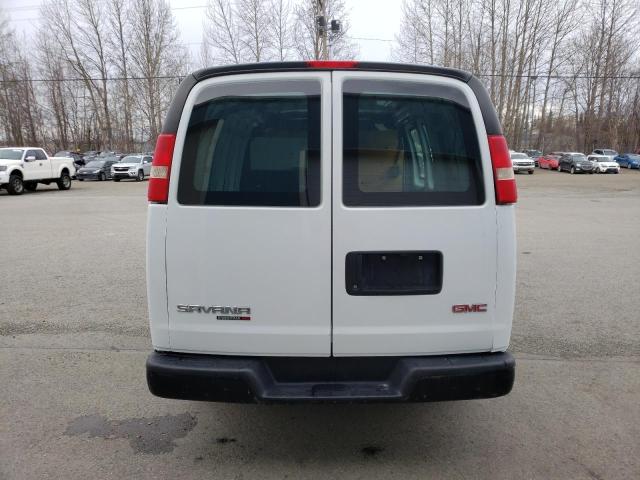 1GTS8AF40E1109383 - 2014 GMC SAVANA G1500 WHITE photo 6