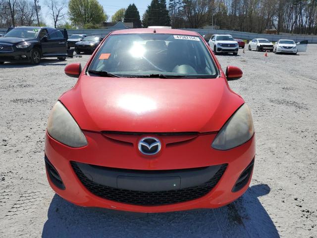 JM1DE1KY6D0154987 - 2013 MAZDA MAZDA2 RED photo 5