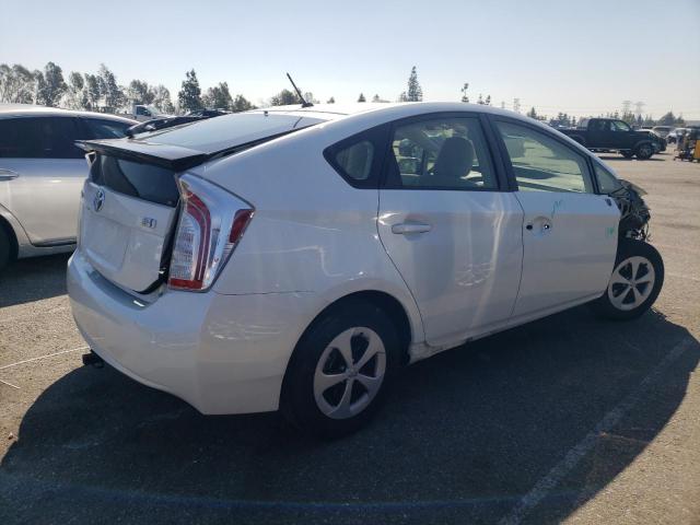 JTDKN3DU6F1996058 - 2015 TOYOTA PRIUS WHITE photo 3