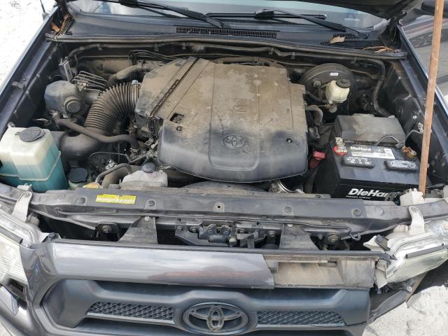 5TFJU4GN9FX075264 - 2015 TOYOTA TACOMA DOUBLE CAB PRERUNNER GRAY photo 11