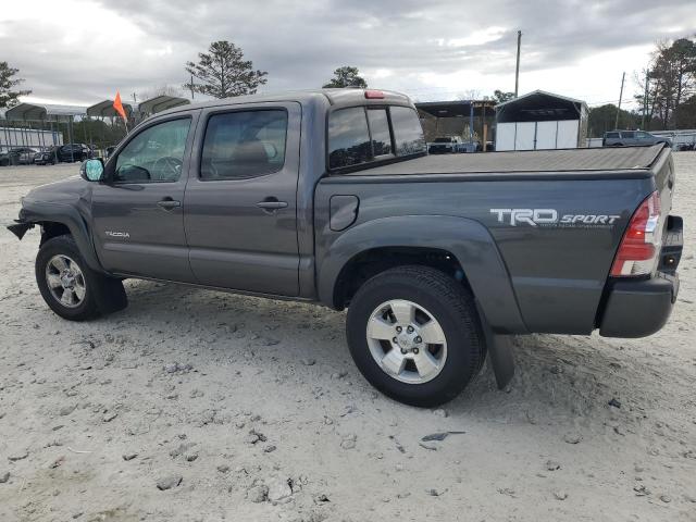 5TFJU4GN9FX075264 - 2015 TOYOTA TACOMA DOUBLE CAB PRERUNNER GRAY photo 2