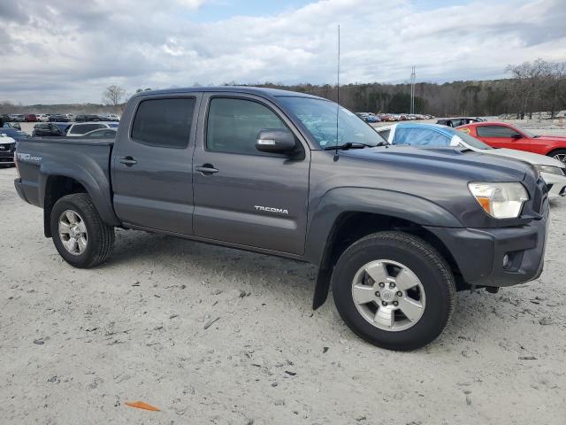 5TFJU4GN9FX075264 - 2015 TOYOTA TACOMA DOUBLE CAB PRERUNNER GRAY photo 4