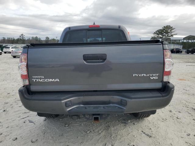5TFJU4GN9FX075264 - 2015 TOYOTA TACOMA DOUBLE CAB PRERUNNER GRAY photo 6