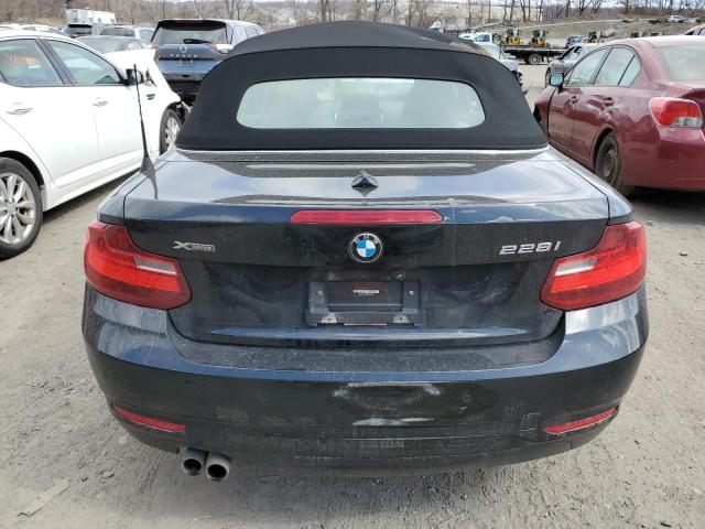 WBA1K7C5XFV473086 - 2015 BMW 228 XI BLACK photo 6