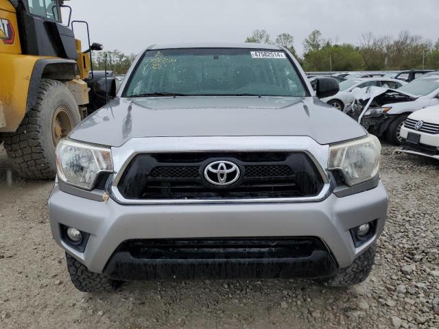 5TFJU4GN6FX068496 - 2015 TOYOTA TACOMA DOUBLE CAB PRERUNNER SILVER photo 5