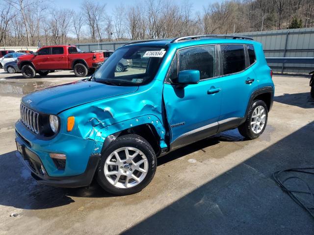 ZACNJDBB5MPN20460 - 2021 JEEP RENEGADE LATITUDE TURQUOISE photo 1