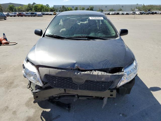 2T1BU40E09C189431 - 2009 TOYOTA COROLLA BASE GRAY photo 5